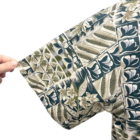 Vintage House of Uniforms Mens Hawaiian Shirt Large Button Up Tiki Aloha Camp - Picture 6 of 8